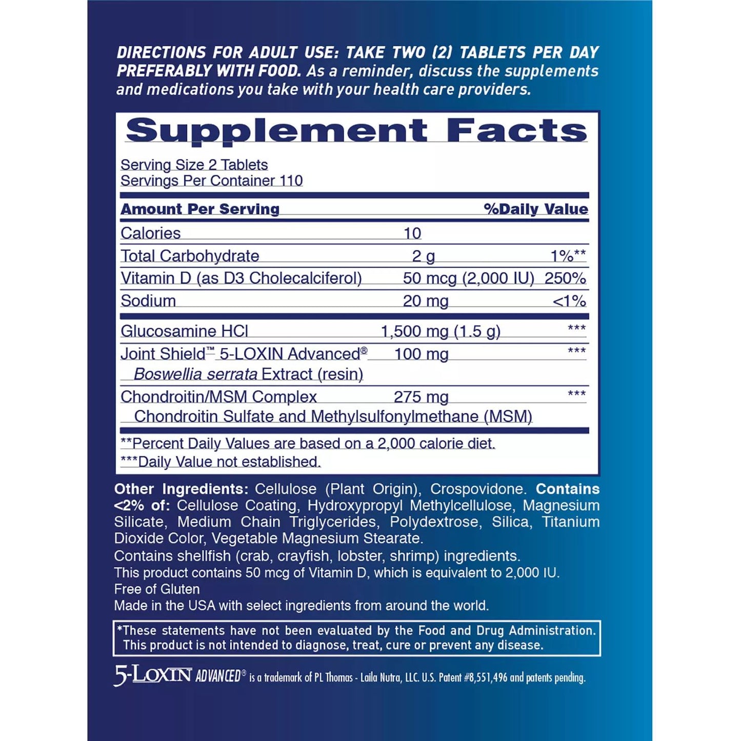 Osteo Bi-Flex Joint Health with Vitamin D3, 220 Tablets