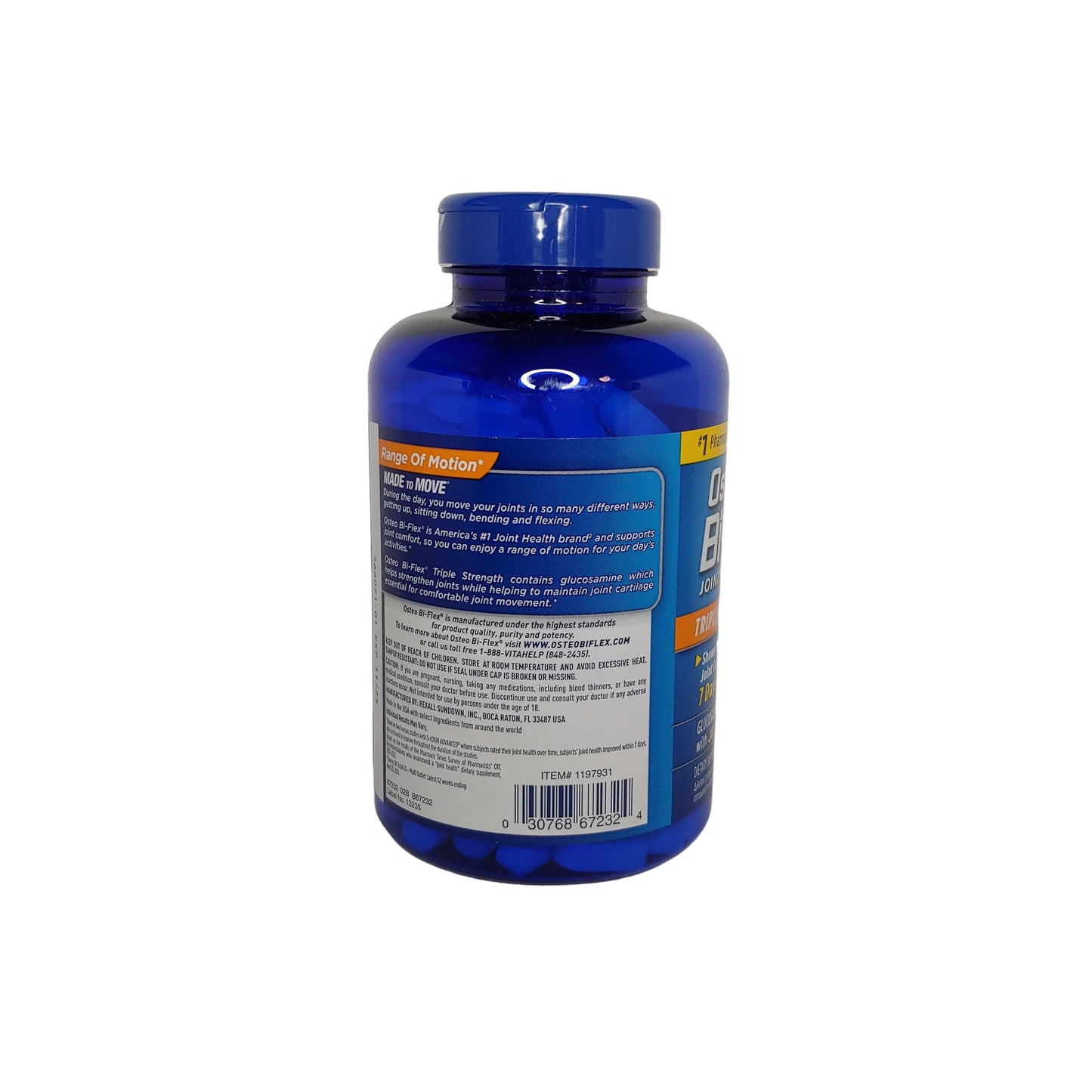 Osteo Bi-Flex Triple Strength Glucosamine Chondroitin + Vitamin C, 200 Tablets