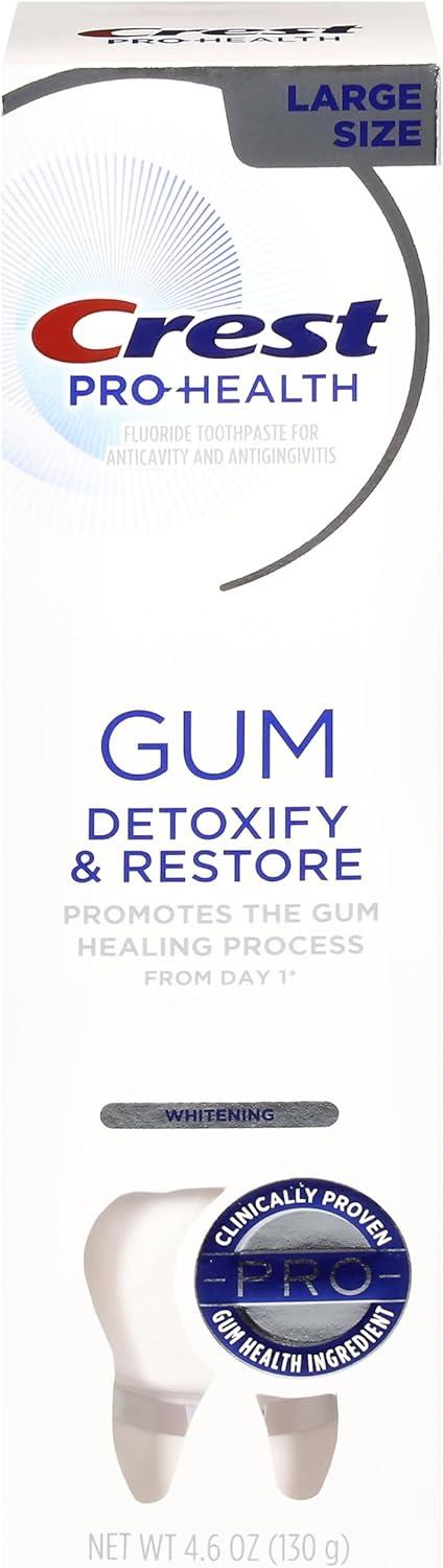 Crest Pro-Health Gum Detoxify & Restore Whitening Toothpaste, 4.6 oz (130 g)