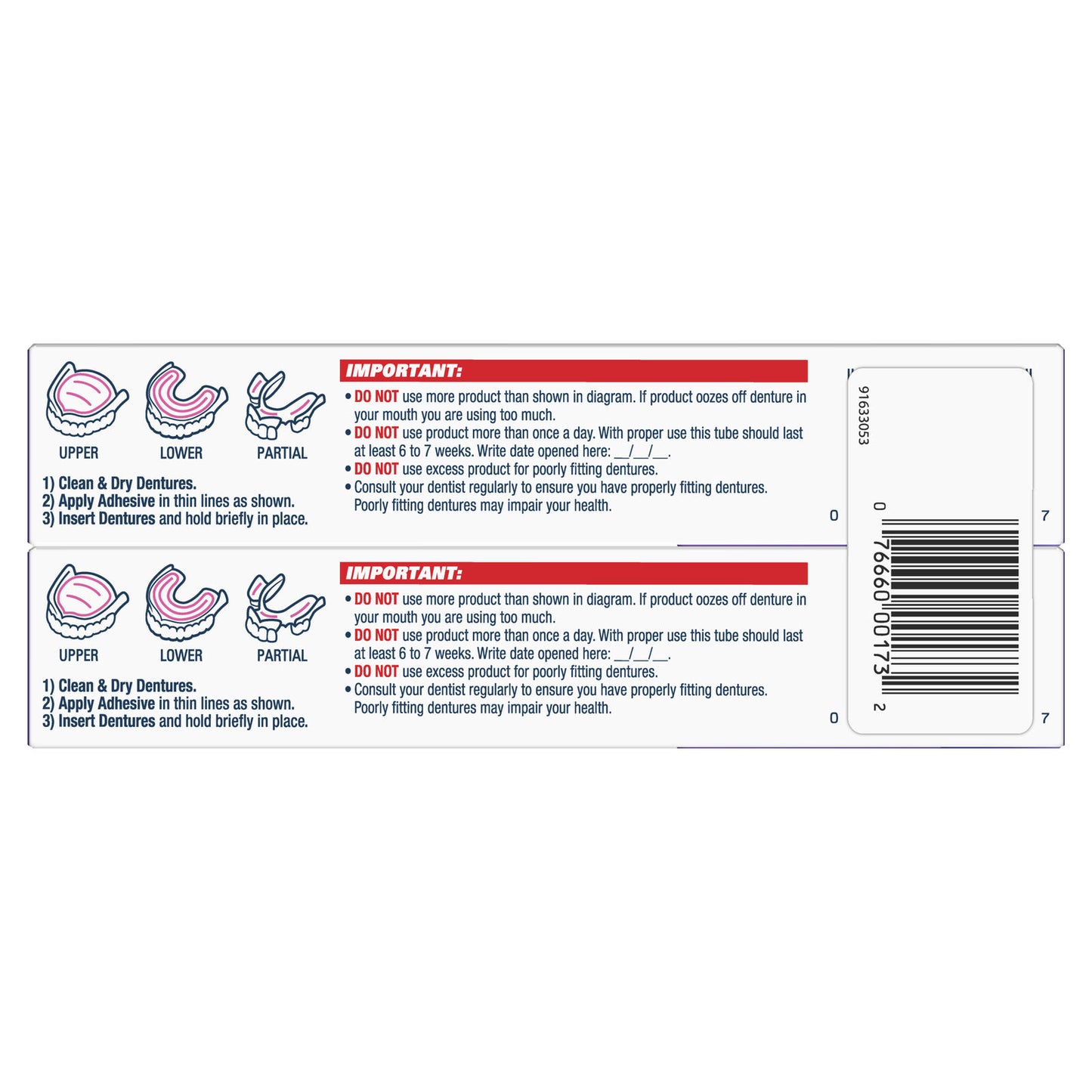 Fixodent Plus Precision Hold & Seal 2 Oz (57 g), 2-Pack