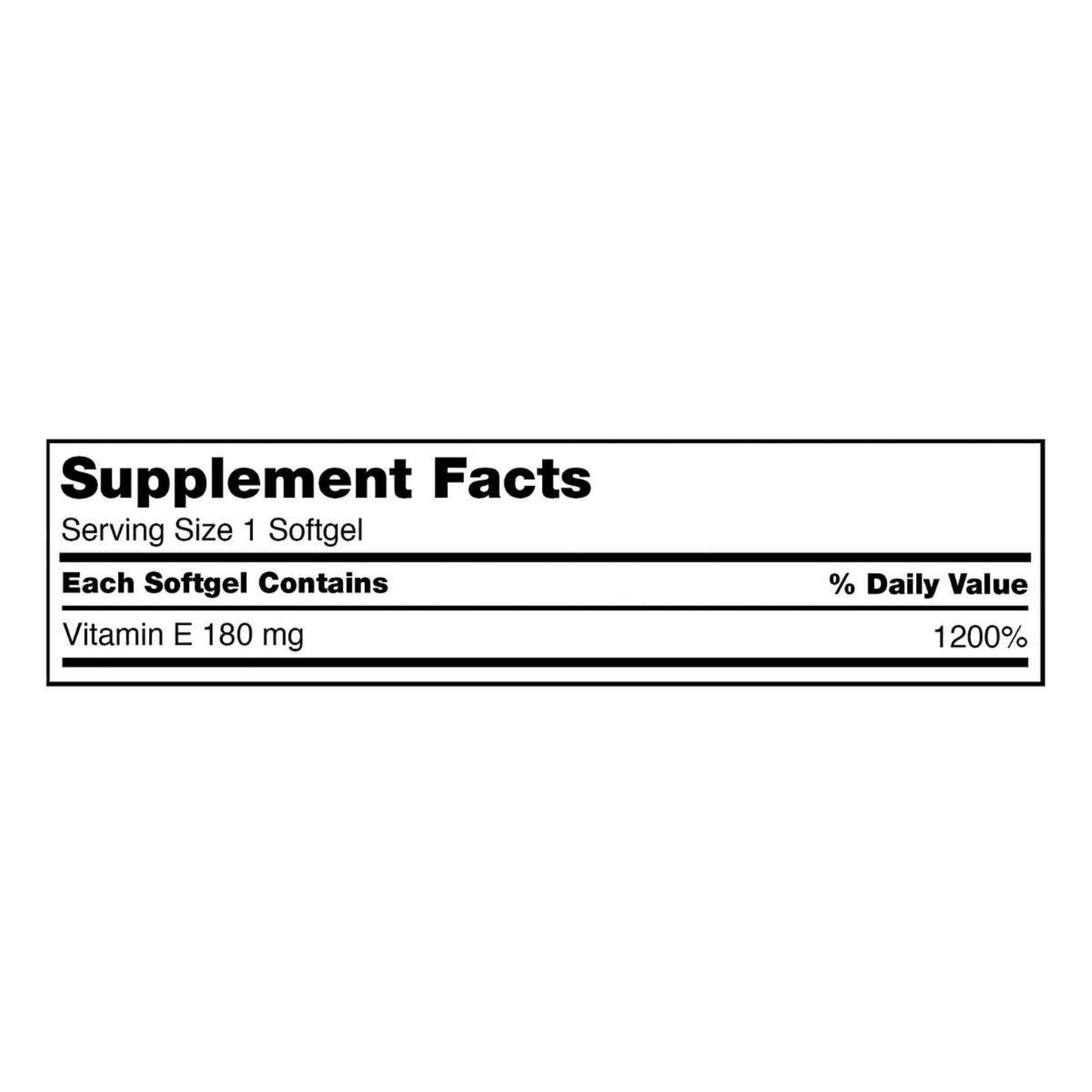 Kirkland Signature Vitamin E, 180 mg (400 IU), 500 Softgels
