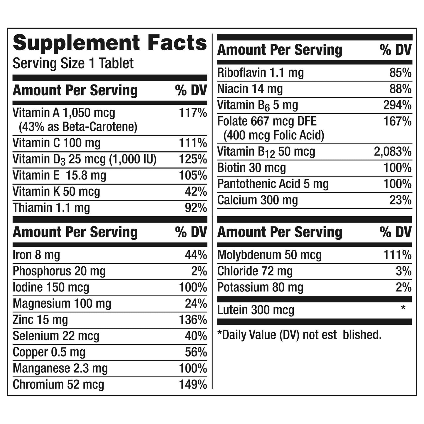Centrum Silver Women 50+ Multivitamin/Multimineral Supplement, 200 Tablets