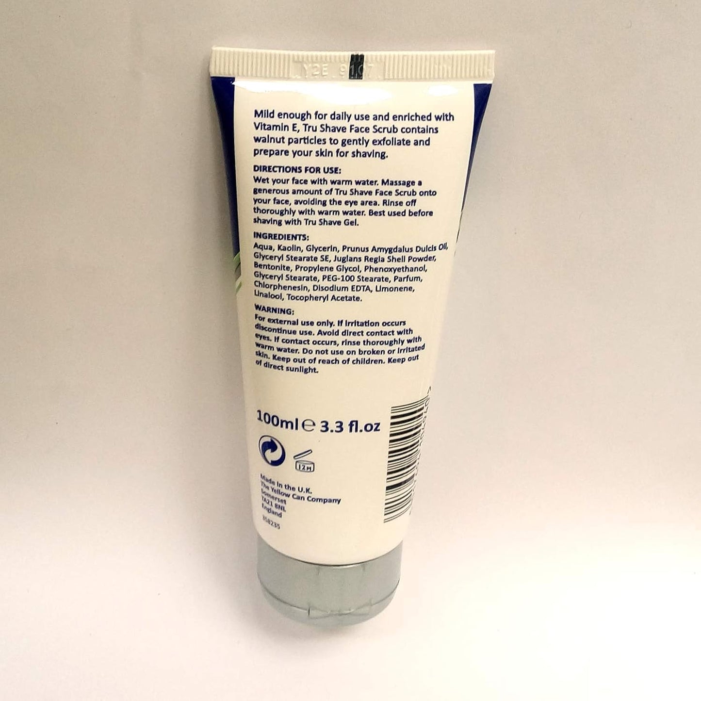 Tru Shave Daily Face Scrub, 100 ml