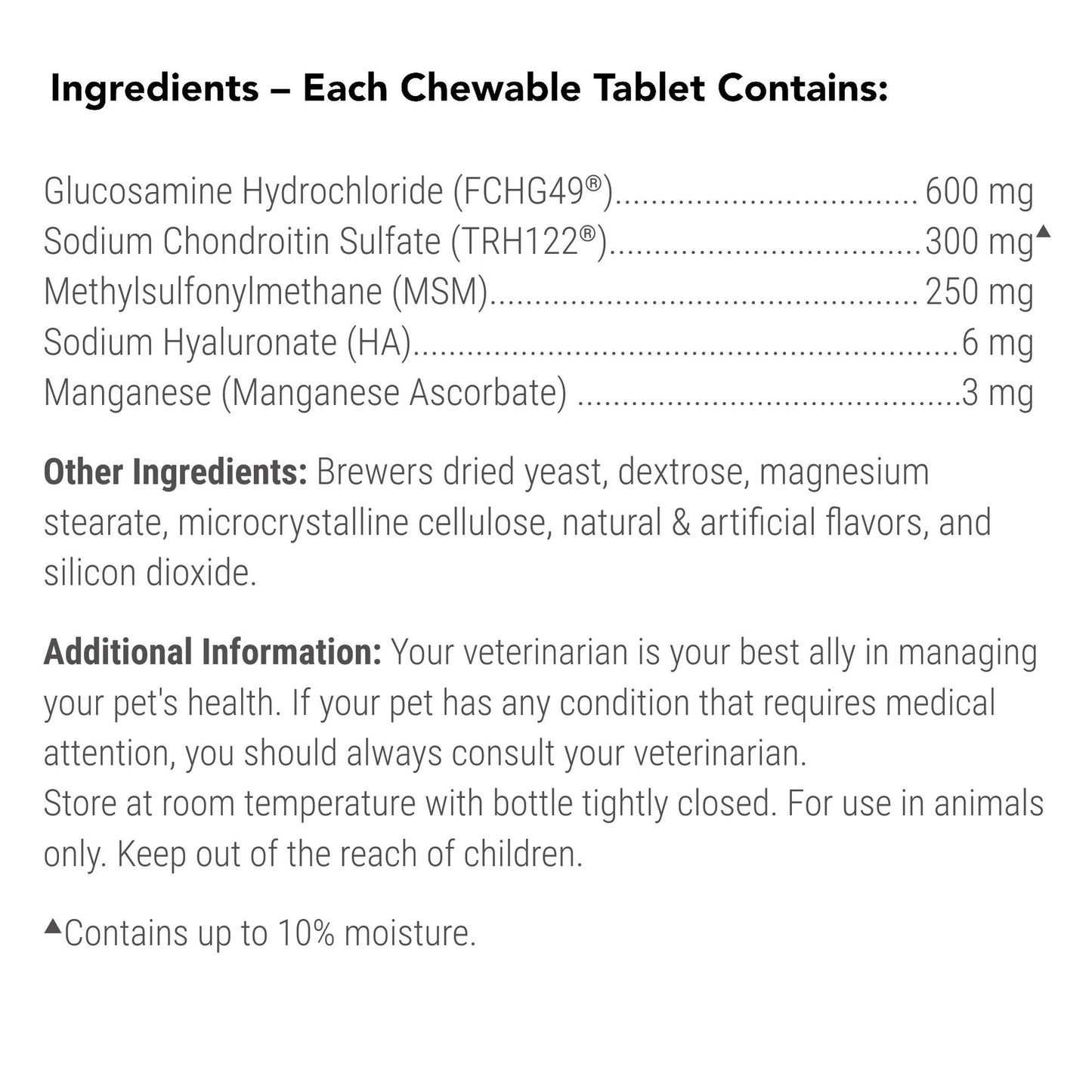 Cosequin Joint Supplement For Dogs, 180 Chewable Tablets