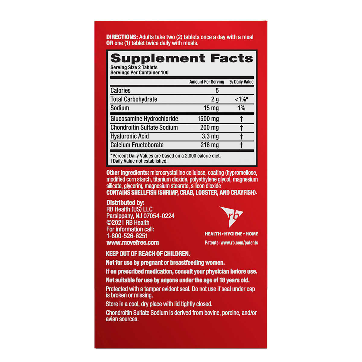 Schiff Move Free Advanced Joint Health, 200 Tablets