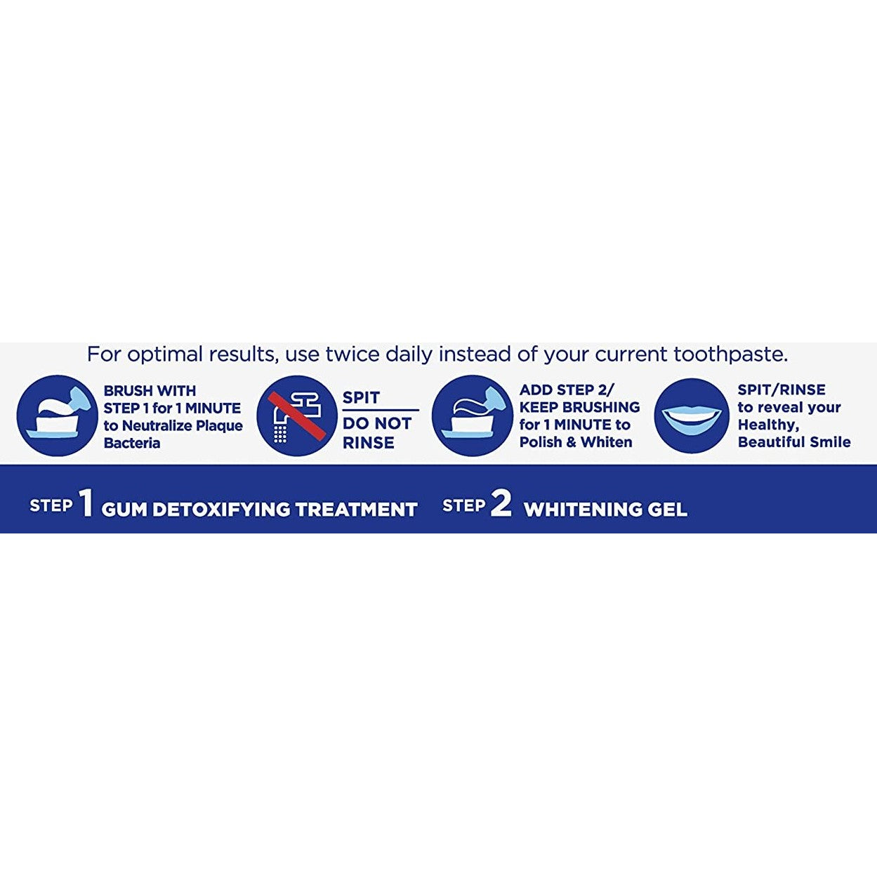 Crest Pro-Health Gum Detoxify Daily 2-Step System, Toothpaste + Gel