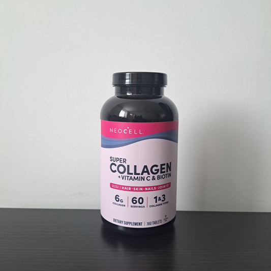 CLEARANCE: NeoCell Super Collagen + Vitamin C & Biotin, 360 Tablets, EXP 04/2026