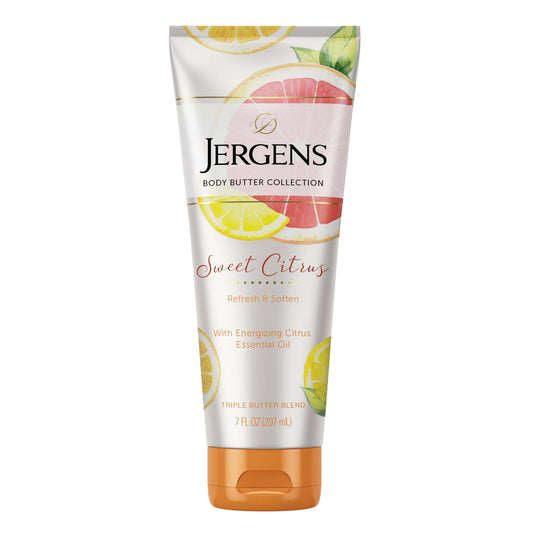 Jergens Sweet Citrus Body Butter, 7 fl oz (207 ml)