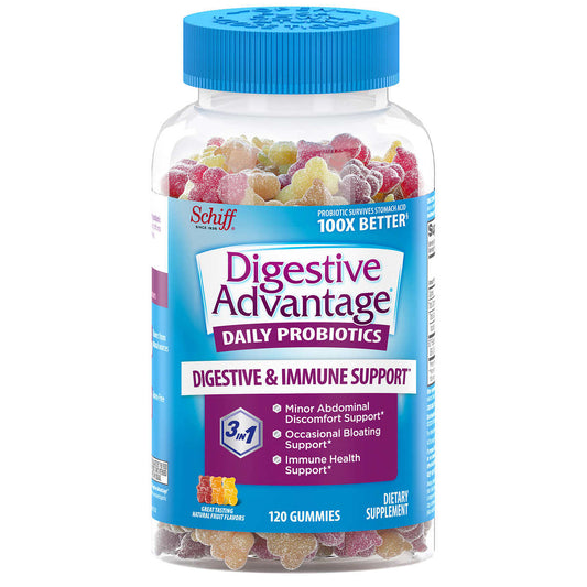 Schiff Digestive Advantage Probiotic Gummies, 120 Count