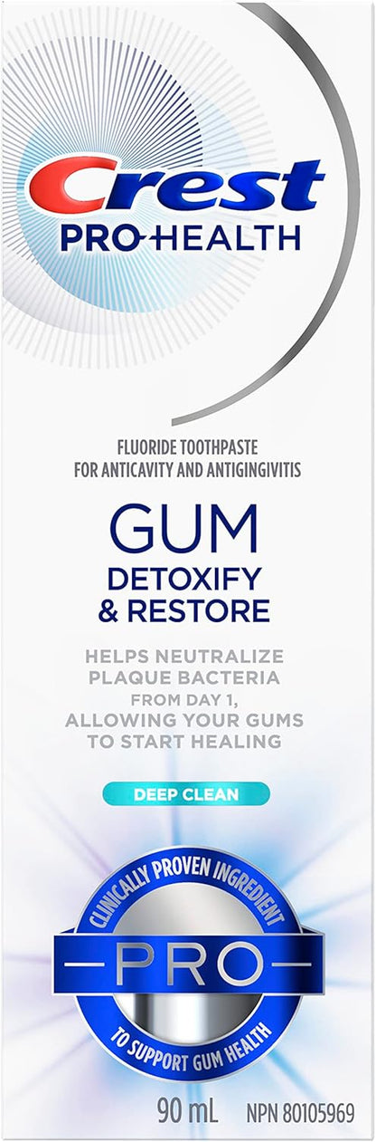 Crest Pro-Health Gum Detoxify & Restore Deep Clean Toothpaste, 90 ml
