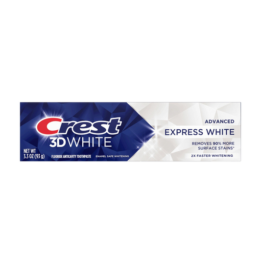 Crest 3D White Advanced Express White Toothpaste, 3.3 oz (93 g)