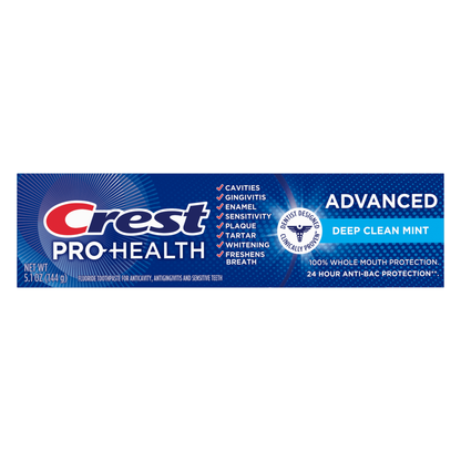 Crest Pro Health Advanced Deep Clean Mint Toothpaste 5.1 Oz (144 G)
