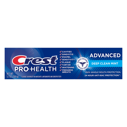 Crest Pro Health Advanced Deep Clean Mint Toothpaste 5.1 Oz (144 G)
