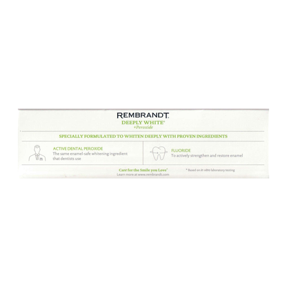 Rembrandt Deeply White + Peroxide Peppermint Toothpaste 3.5 oz (99.2 g)