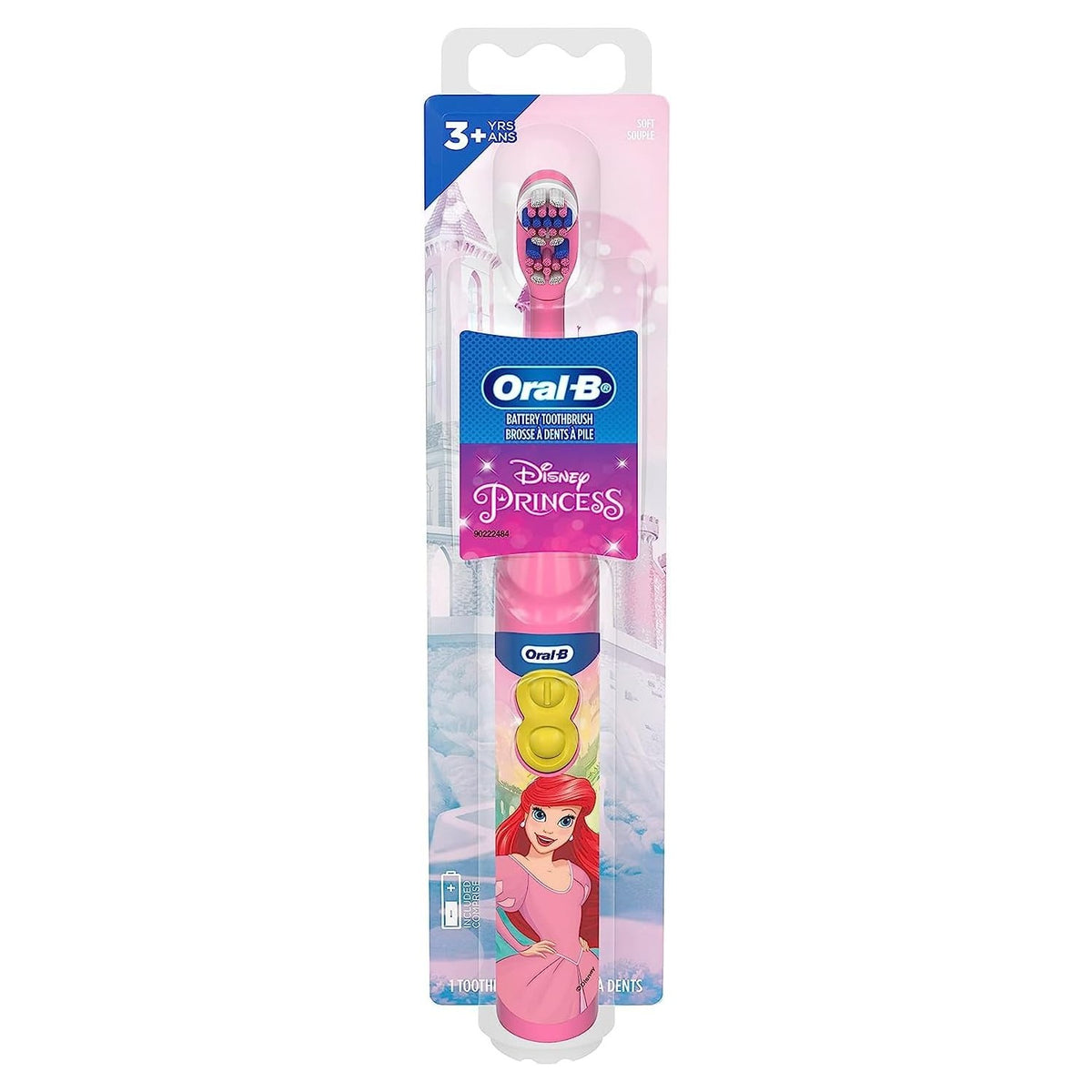 Oral-B Disney Princess Battery Powered Electric Toothbrush, Ariel