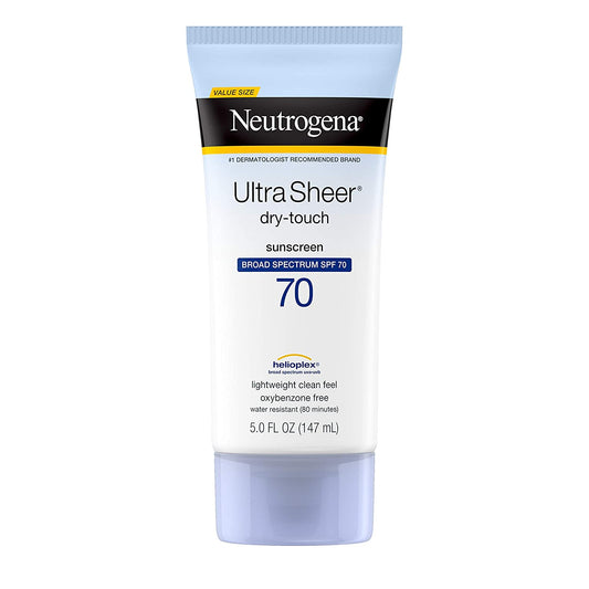 Neutrogena Ultra Sheer SPF 70 Sunscreen, 5 fl oz (147 ml)