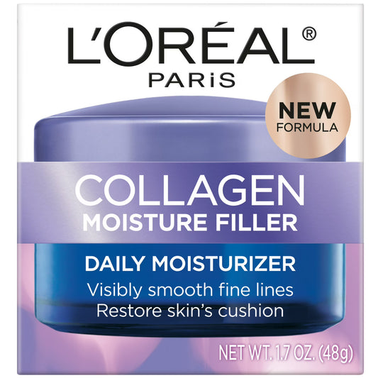 L'Oreal Collagen Moisture Filler, Daily Moisturizer, 1.7 OZ (48 g)