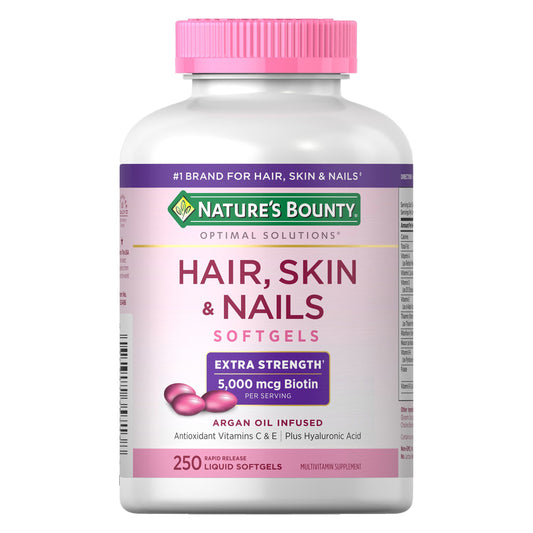 Nature's Bounty Extra Strength Hair, Skin & Nails, 250 Softgels