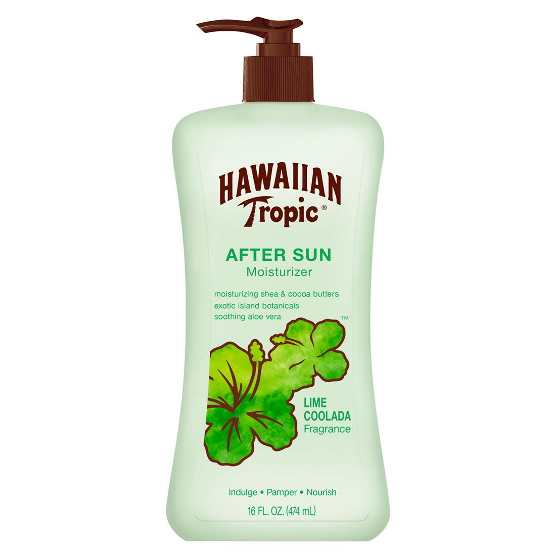 Hawaiian Tropic After Sun Moisturizer, Lime Coolada Fragrance, 16 Fl Oz (474 mL)