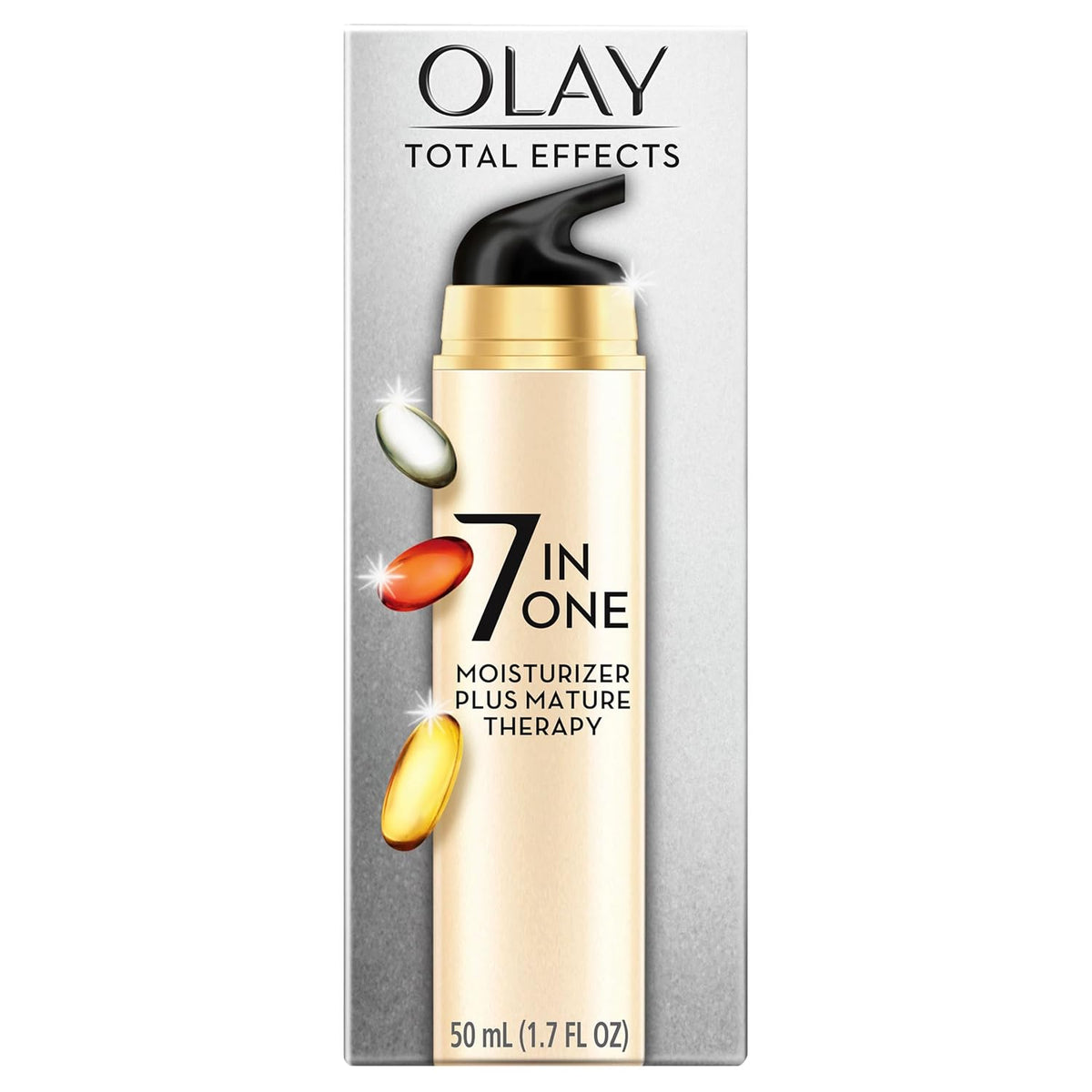 Olay Total Effects 7-in-One Facial Moisturizer + Mature Therapy, 50 ml (1.7 Fl Oz)