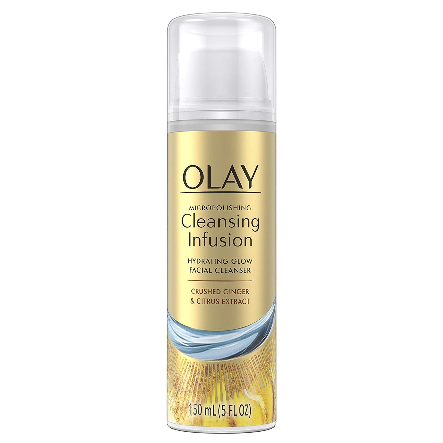 Olay Micropolishing Cleansing Infusion, Crushed Ginger & Citrus Extract, 150 ml (5 fl oz)