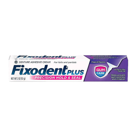 Fixodent Precision Hold & Seal Gum Care Denture Adhesive Cream 57 g