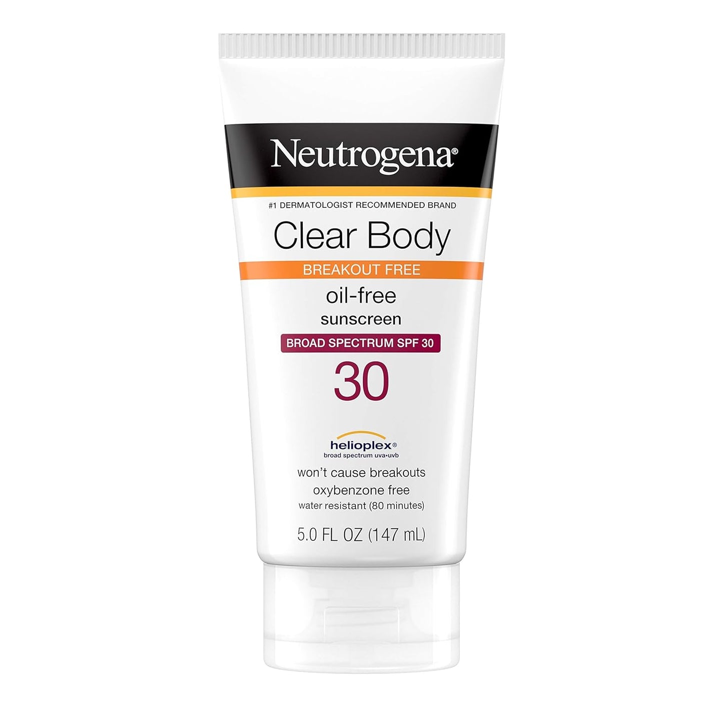 Neutrogena Clear Body SPF 30 Sunscreen 5 fl oz (147 ml)