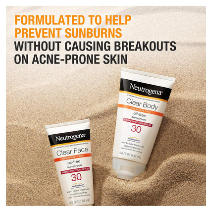 Neutrogena Clear Body SPF 30 Sunscreen 5 fl oz (147 ml)