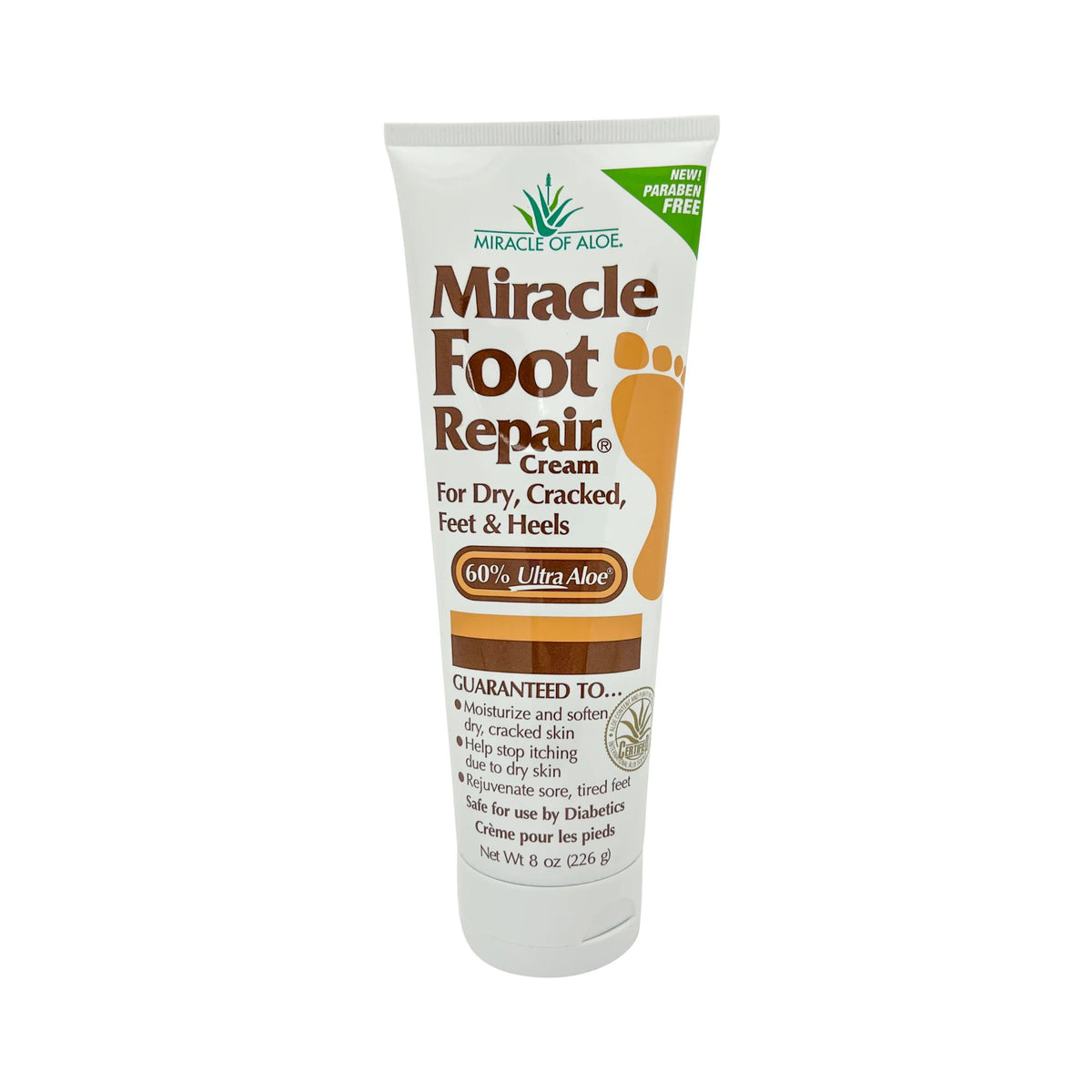 Miracle Of Aloe Foot Repair Cream 8 oz (226 g)