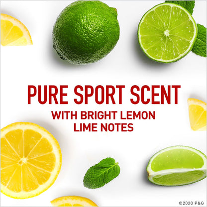 Old Spice Pure Sport High Endurance Deodorant, Aluminum Free, 5 Pack