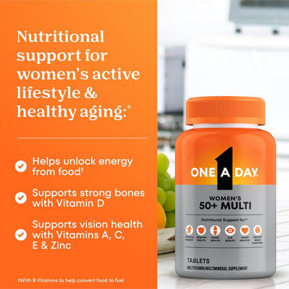 One A Day Women's 50+ Multivitamin, 300 Tablets