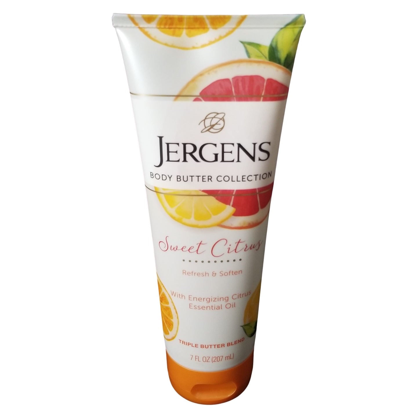 Jergens Sweet Citrus Body Butter, 7 fl oz (207 ml)