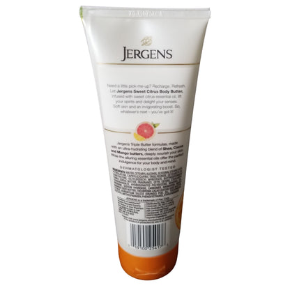Jergens Sweet Citrus Body Butter, 7 fl oz (207 ml)