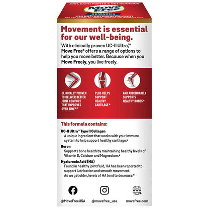 Move Free Ultra Triple Action Joint Health Supplement, 75 Tablets