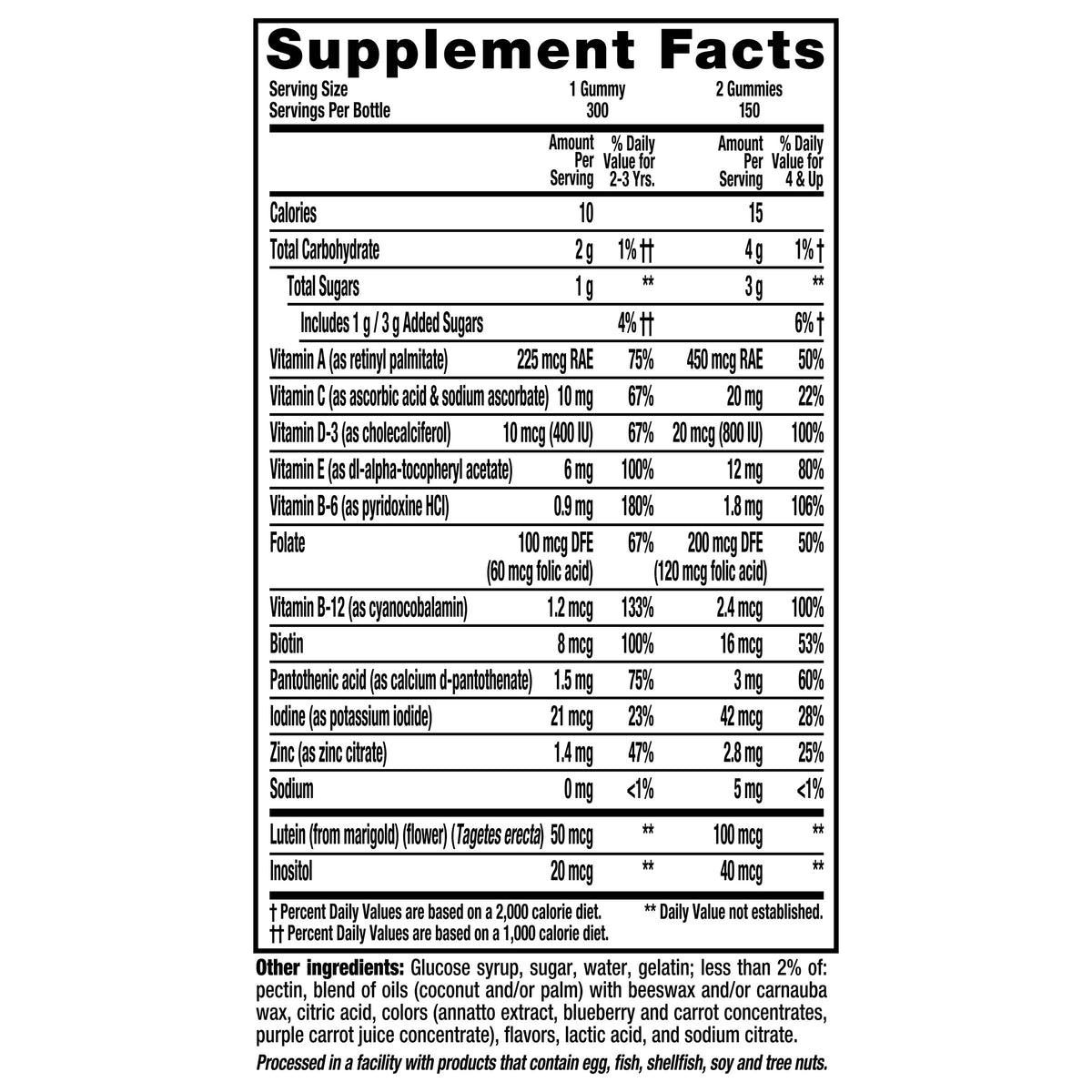 Lil Critters Gummy Vites, Daily Multivitamin, 300 Gummies