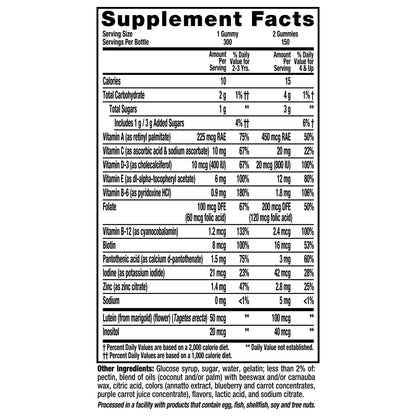 Lil Critters Gummy Vites, Daily Multivitamin, 300 Gummies