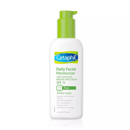 Cetaphil Daily Facial Moisturizer With SPF 15 Sunscreen 4 fl oz (118 ml)