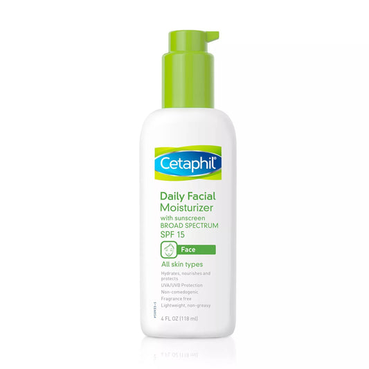 Cetaphil Daily Facial Moisturizer With SPF 15 Sunscreen 4 fl oz (118 ml)