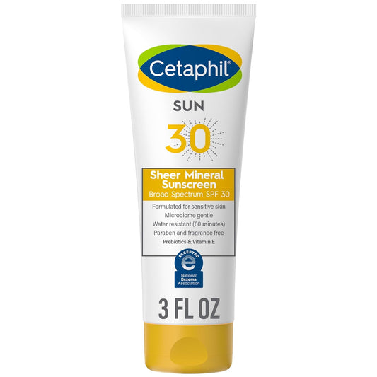 Cetaphil Sun 30 Sheer Mineral Sunscreen 3 fl oz (89 ml)