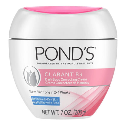 Pond's Clarant B3 Dark Spot Correcting Cream, Normal to Dry Skin, 7 oz (200 g)