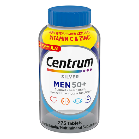 Centrum Silver Men 50+ Multivitamin/Multimineral 275 Tablets