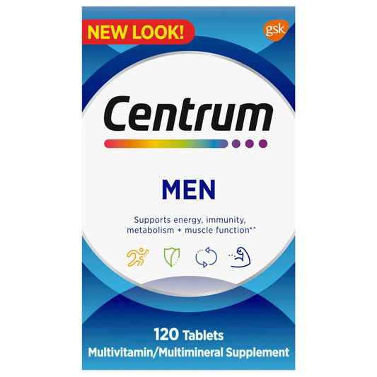 Centrum Men Multivitamin/Multimineral, 120 Tablets