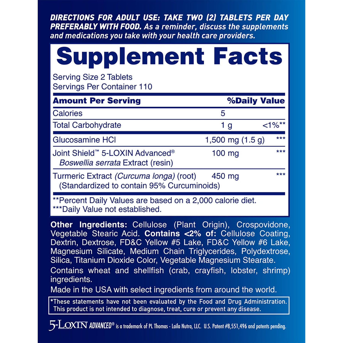 Osteo Bi-Flex Triple Strength + Turmeric, 220 Tablets