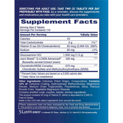 Osteo Bi-Flex Joint Health with Vitamin D3, 220 Tablets