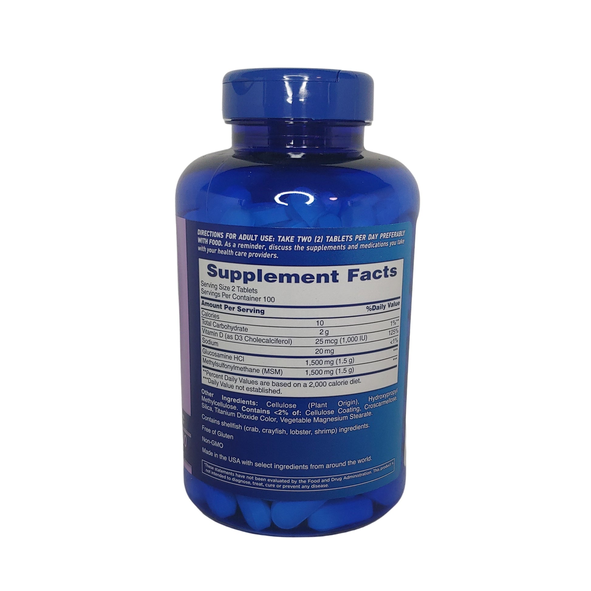 osteo bi-flex triple strength joint health 200 tablets ingredient