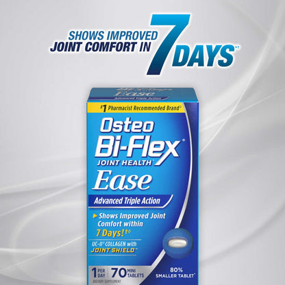 Osteo Bi-Flex Ease, Advanced Triple Action Joint Health with Vitamin D3, 70 Tablets