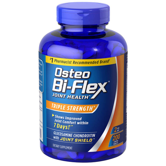 Osteo Bi-Flex Triple Strength Glucosamine Chondroitin + Vitamin C, 200 Tablets