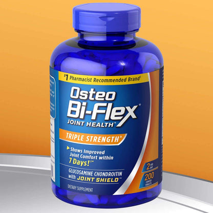 Osteo Bi-Flex Triple Strength Joint Health Supplement with Vitamin C, 200 Tablets