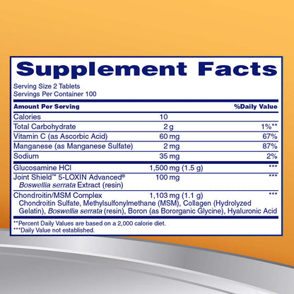 Osteo Bi-Flex Triple Strength Joint Health Supplement with Vitamin C, 200 Tablets