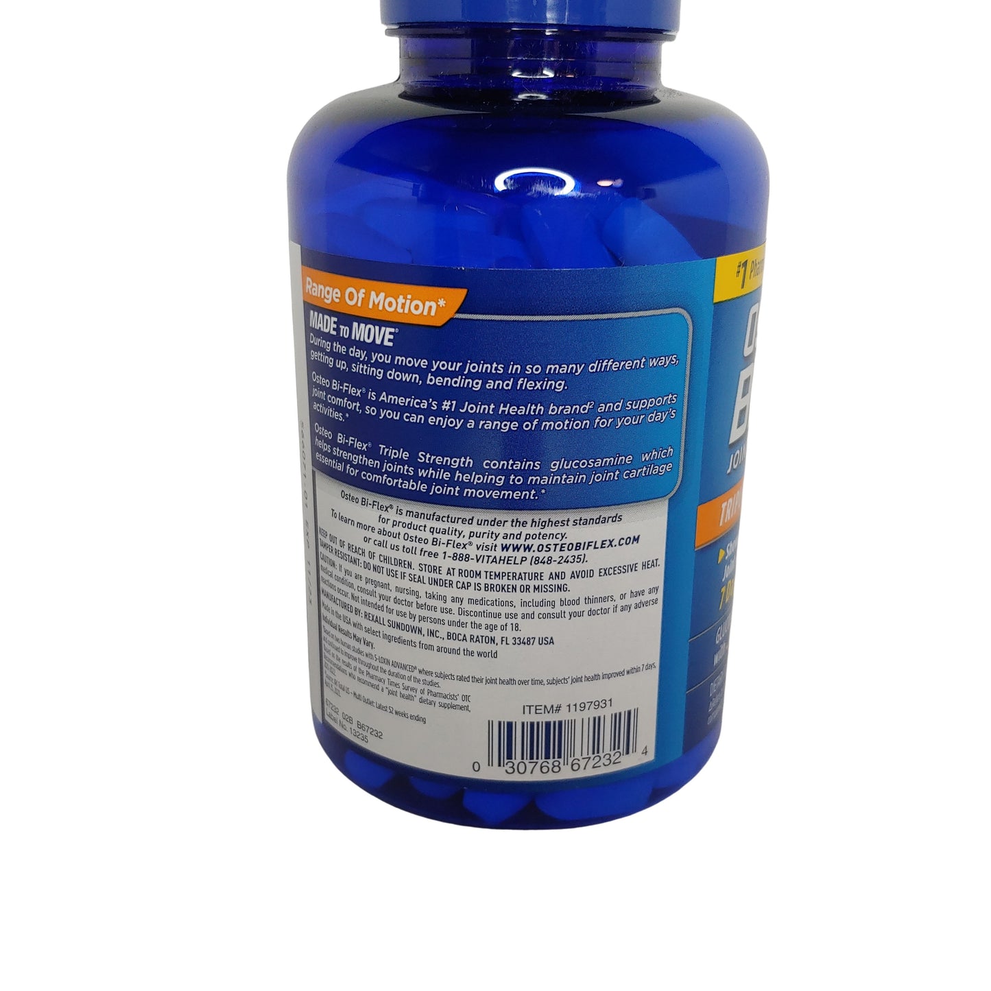 Osteo Bi-Flex Triple Strength Joint Health Supplement with Vitamin C, 200 Tablets